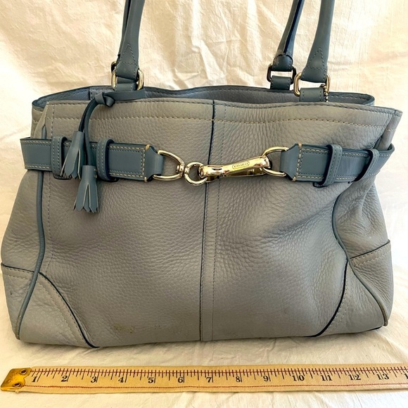 Coach Woman’s Leather Handbag/Satchel - Picture 8 of 9